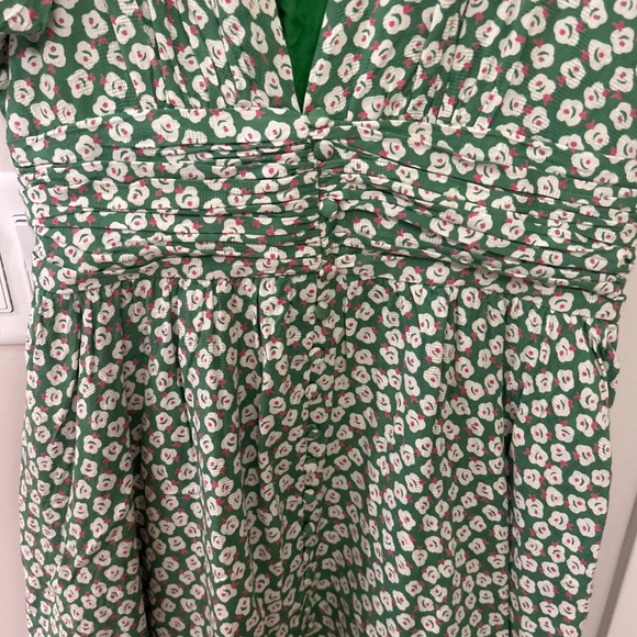 Anthropologie green floral maxi dress - Picture 3 of 3